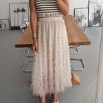 Midi Rock Fifth Avenue Lace Skirt
