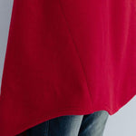 Loose Turtleneck Cropped Sweatshirt
