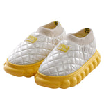 Warm Indoor Non-Slip Waterproof Soft Sole Padded Flat Shoes