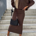 Sundress V-neck Hoodie Set
