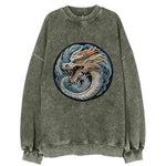 Dragon Zodiac Sign Vintage Sweatshirt