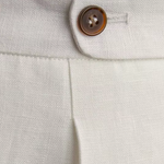 TUSCANY PLEATED COASTAL TROUSERS - White