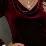 Aubrey | Straight-Cut Dress with Shimmering Finish