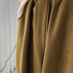Harem Pants Wide Leg Elasticity Solid Color Split-Joint Pants Trousers