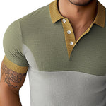 Men's Summer Skin Friendly and Comfortable Polo T-Shirt