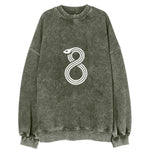 Fortune Coil Year Of Snake Vintage Sweatshirt