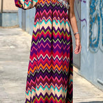 Ethnic Multicolor Resort Dress