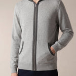 SANTONI CLASSIC HOODIE GREY
