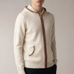 SANTONI CLASSIC HOODIE CREAM