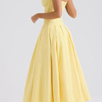Milady strapless Midi Dress