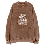 Winter Wonderland Hot Cocoa Cozy Blankets Christmas Movies Vintage Sweatshirt