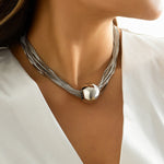Original Stylish Statement Geometric Necklace