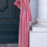 LACE HOLLOWED-OUT V-NECK DRESS