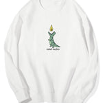Comet Dinosaur Print Cotton Sweatshirt