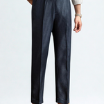 DRAWSTRING COASTAL TROUSERS - Navy Blue