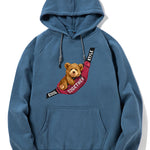 Shoulder Bag Bear Print Hoodie