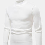 Faux Fur Lined Mock Neck Sweater