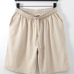 Man Cotton Drawstring Shorts