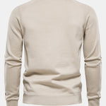 Geometry Jacquard Crewneck Sweater