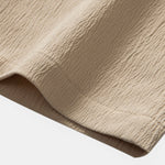 Crinkle Textured Straight Leg Pants