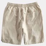 Elephant Geometric Print Shirt & Linen Cotton Blend Drawstring Shorts