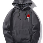 Rose Love Print Hoodie