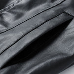 Zipper PU Leather Jacket