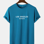 Los Angeles Print Arc Hem T-Shirt