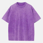 Washed Distressed Drop Shoulder T-Shirt