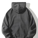 Relaxed Waffle Zip Hoodie