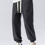 Drawstring Corduroy Joggers