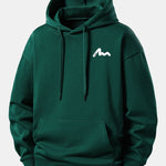 Letter Print Relax Fit Hoodie