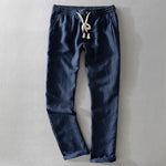 Fabio Linen Elastic Trousers