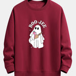 BOO JEE Ghost Print Relax Fit Sweatshirt