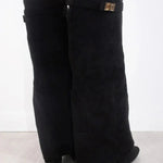 HARRIET | WOMEN'S LEATHER THIGH-HIGH BOOTS WITH BUCKLE