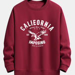 California Eagle Print Relax Fit Sweatshirt