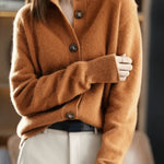 Claire | Retro-Style Cashmere Cardigan