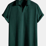 Short Sleeve Corduroy Polo Shirt & Corduroy Shorts