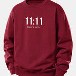 11:11 Print Relax Fit Sweatshirt