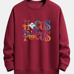 Halloween Hocus Pocus Print Relax Fit Sweatshirt