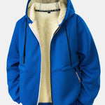 Teddy Lined Zipper Hoodie