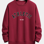 Athletic Print Relax Fit Sweatshirt