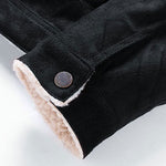 Regular Fit Teddy Lined Faux Suede Jacket