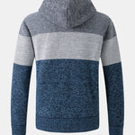 Color Block Hooded Sweater