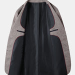 Wool Look Fine Check Blazer
