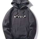 Rolling Panda Print Hoodie