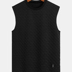 Sleeveless Checkerboard T-Shirt & Checkerboard Jacquard Shorts