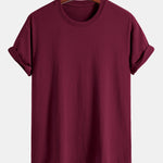 5 Pieces Basic Regular Fit Cotton T-Shirts