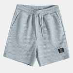 Short Sleeve Waffle Arc Hem T-Shirt & Shorts