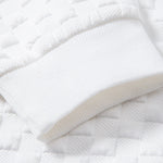 Relax Fit Checkerboard Jacquard Hoodie & Jogging Pants